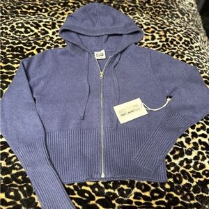 Harlow cropped full zip hoody